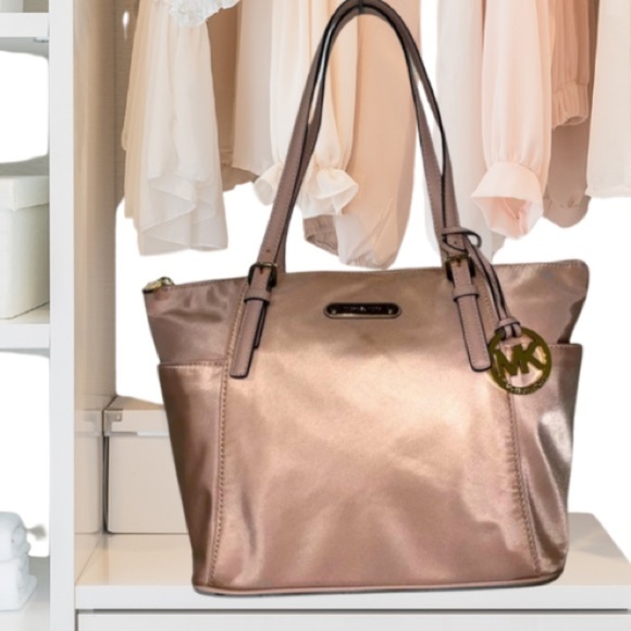 Michael Kors Blush Nylon Tote - Picture 1 of 16